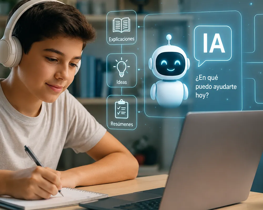 Inteligencia Artificial para estudiantes: ¿Cómo aprovecharla para aprender mejor sin dejar de pensar?